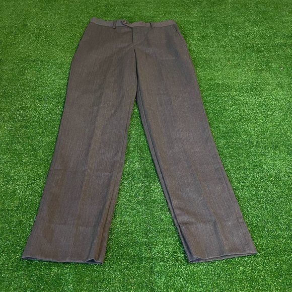 Michael Kors Women's Wear to Work Straight Leg 100% Wool Grey Business Pant 29 - Picture 2 of 10